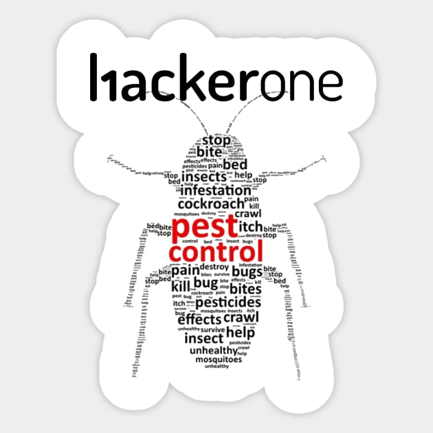 Bug Bounty HackerOne Pest Control Sticker by lojahackingx